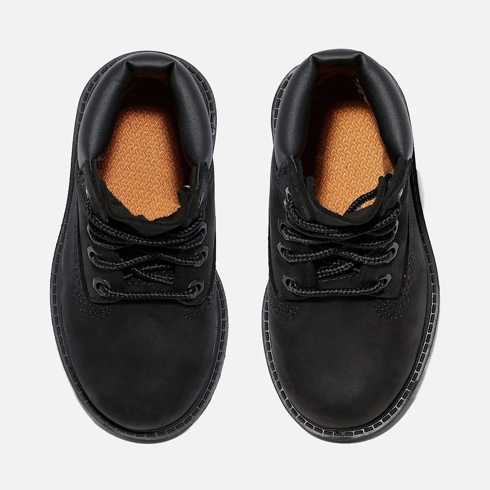 Toddler Timberland Black Leather Boots